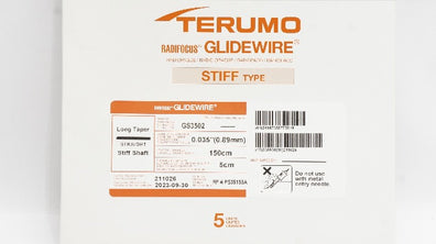 Terumo PS35155A Radifocus Glidewire Long 0.035inch x 150cm x 5cm (x) - Box of 5